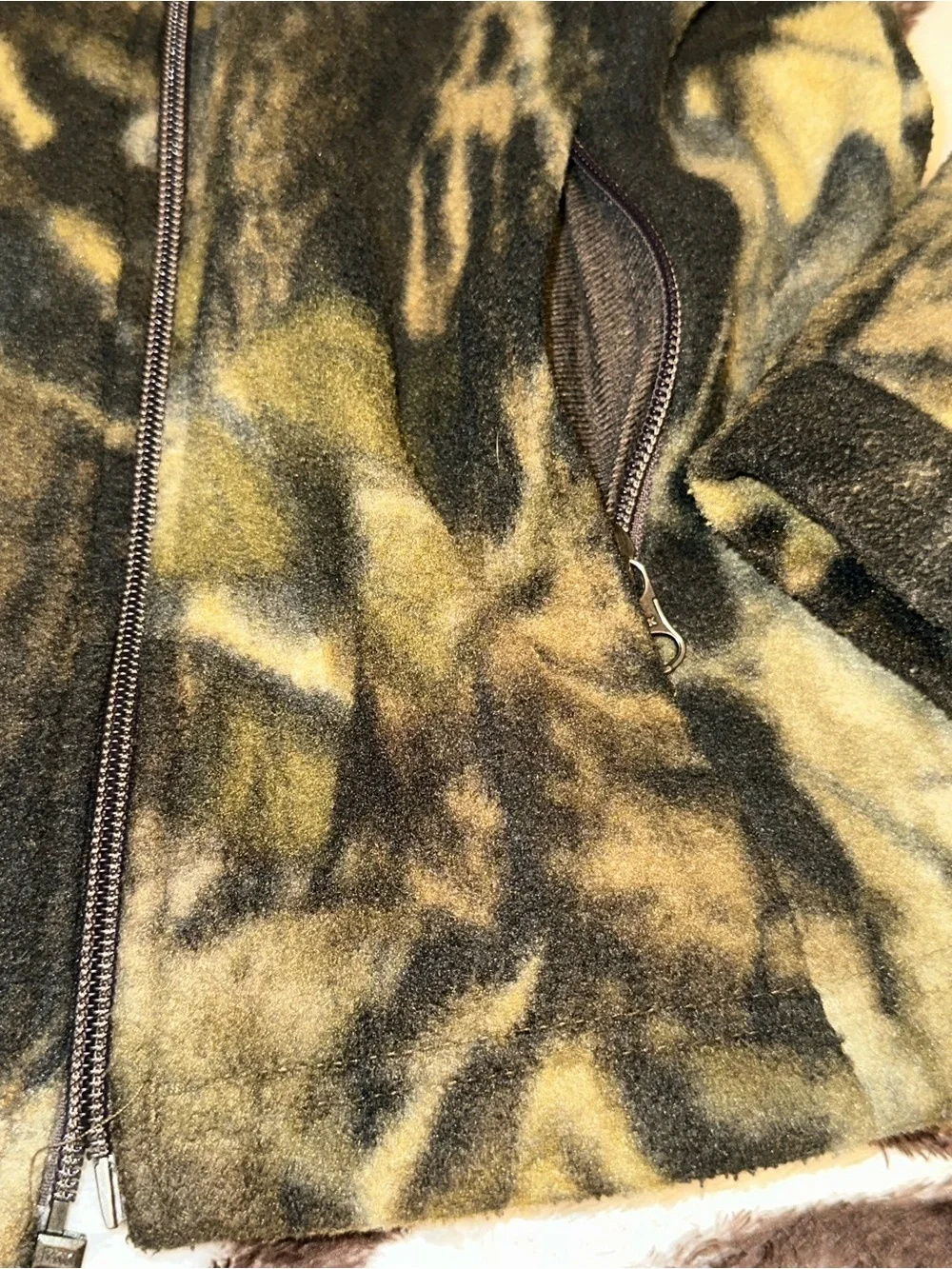 Kids Camo Fleece Columbia Jacket